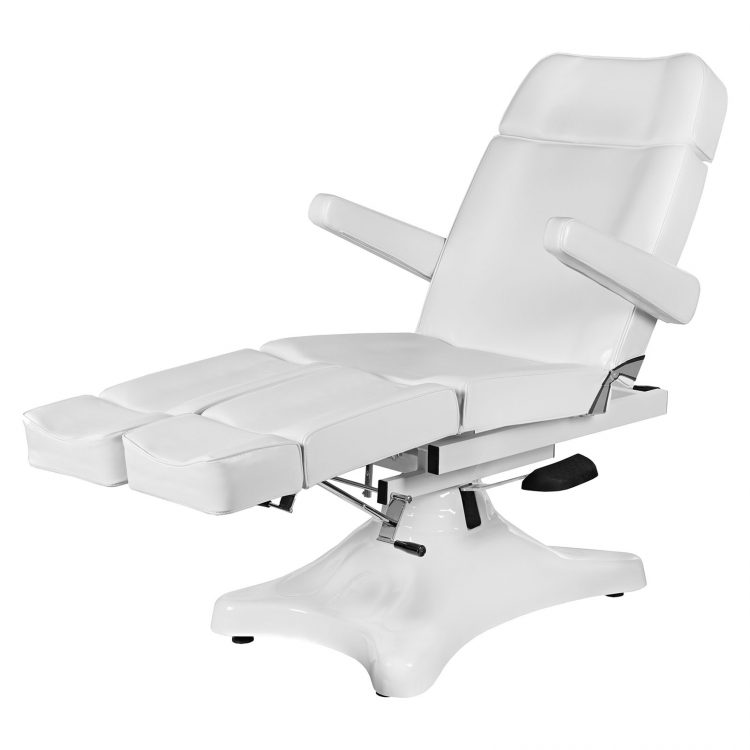 Pedikérske hydraulické kreslo NIVEUS - biele - 2