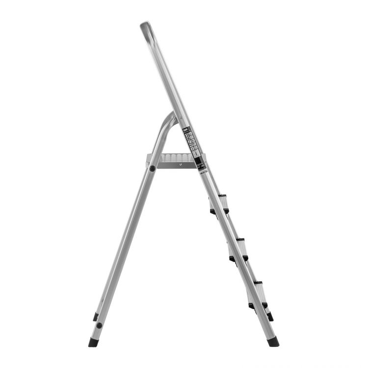 Hliníkový rebrík - jednostranný - 4 stupne - 10060954 - 1