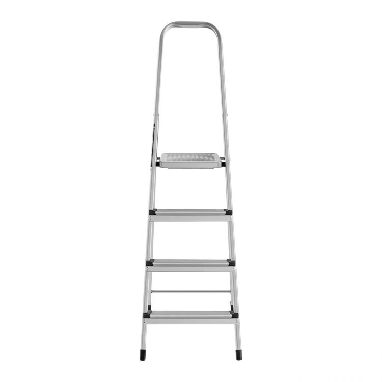 Hliníkový rebrík - jednostranný - 4 stupne - 10060954 - 2