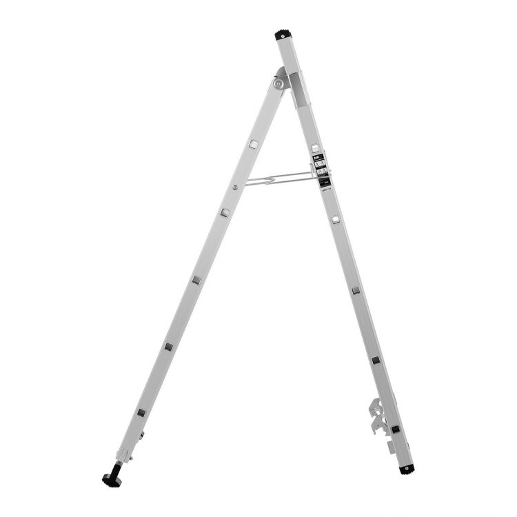 Hliníkový rebrík trojdielny - výška 2,5 m - 10060957 - 1