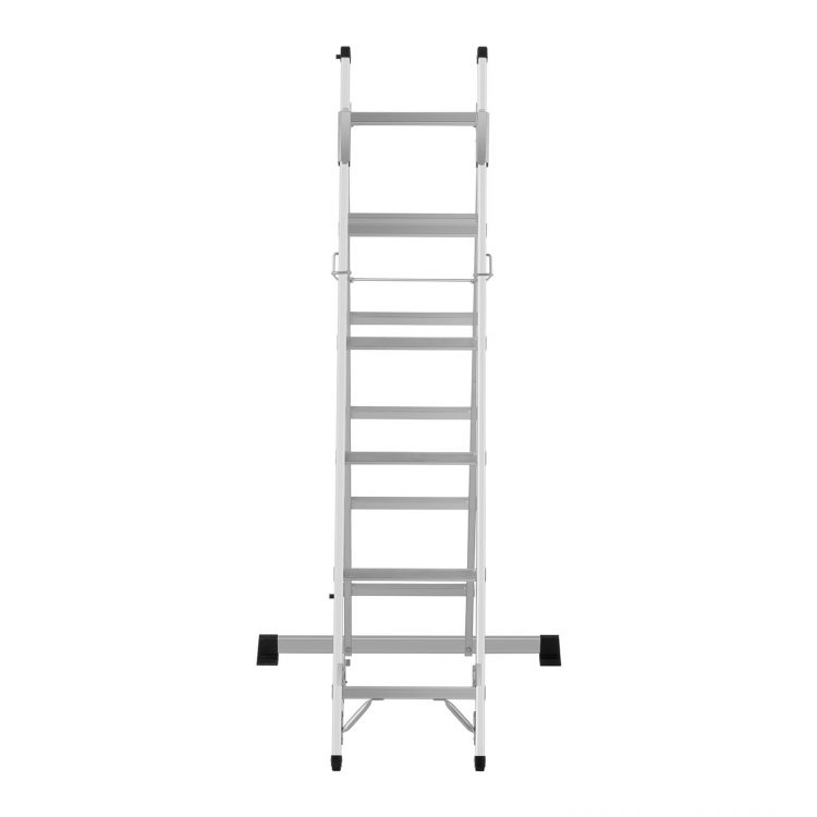 Hliníkový rebrík trojdielny - výška 2,5 m - 10060957 - 2
