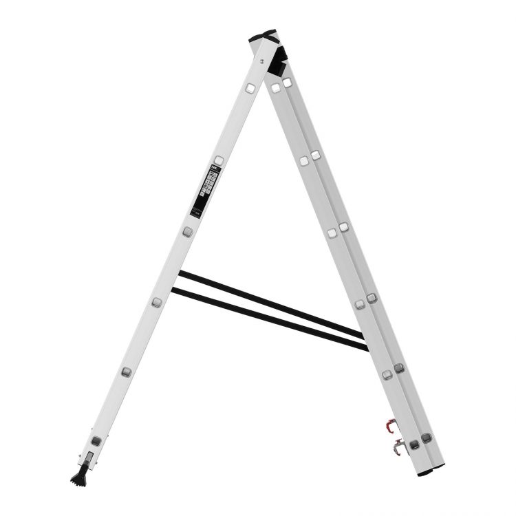 Hliníkový rebrík trojdielny - výška 3,45 m - 10060958 - 1