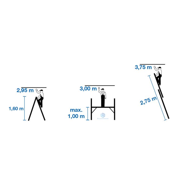 Rebríkové lešenie - 2,75 m - 150 kg -1_