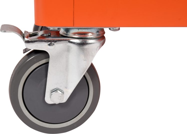 Dielenský vozík s náradím 6 zásuviek oranžová 184 ks náradia - 8