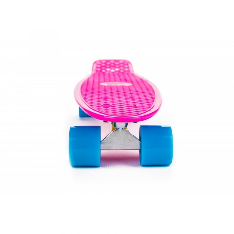 Penny Board - ružovo modrý | ST-PS004A, max. zaťaženie do 100 kg je ideálny pre rekreačné jazdenie, ako aj pre jazdu v preplnených mestách.