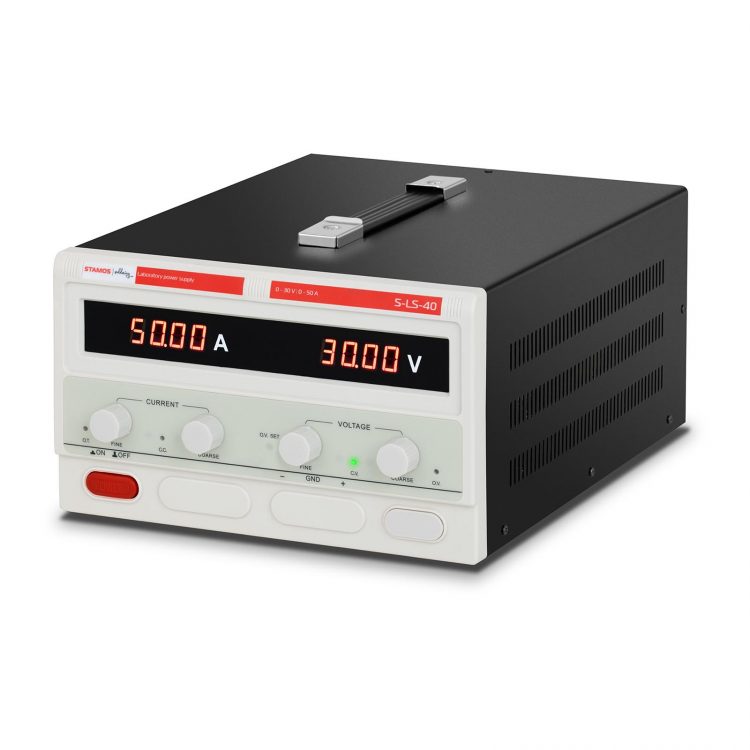 Laboratórny regulovaný zdroj, 0-30 V - 0-50 A S-LS-40 - 1