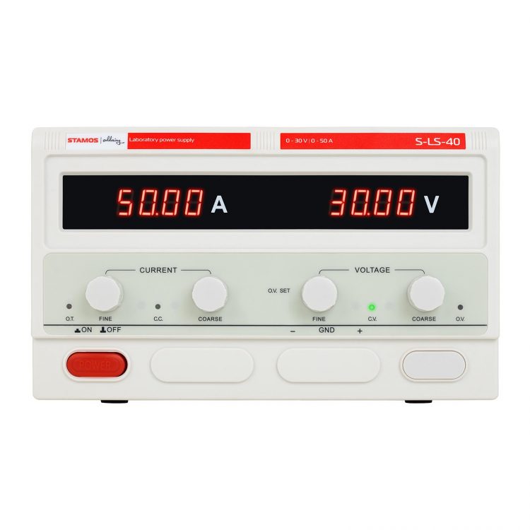 Laboratórny regulovaný zdroj, 0-30 V - 0-50 A S-LS-40 - 2