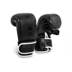 Boxerské rukavice | 10 oz - čierne, model: GR-BG 10PB, pre začinajúcich aj pokročilých boxérov, kvaltiné spracovanie, dvojité šitie.