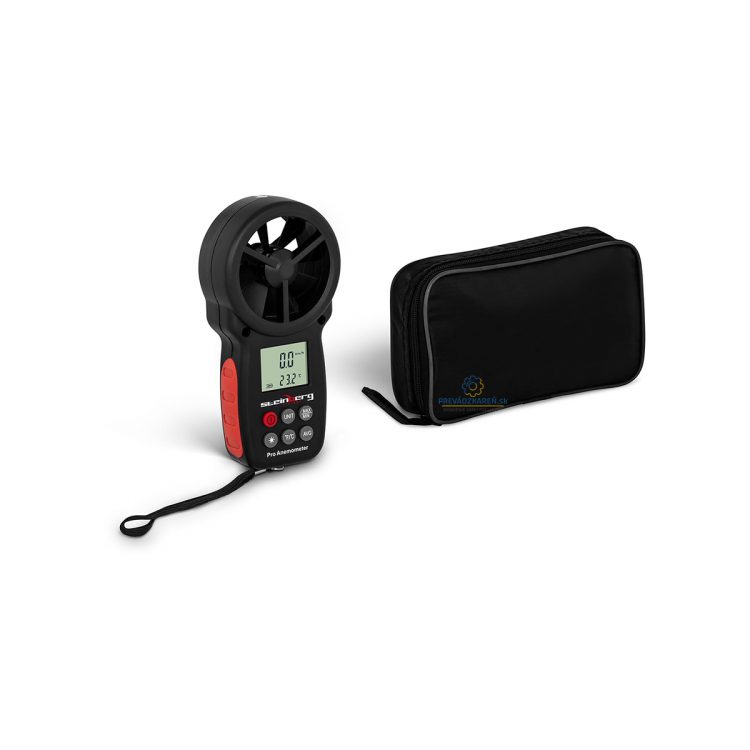 Digitálny anemometer | 30 m/s, meranie rýchlosti vetra, teploty, výkonu ventilátorov (napr. klimatizácie),  lietaniu vetroňom, balónom, jachtingu, plachteniu