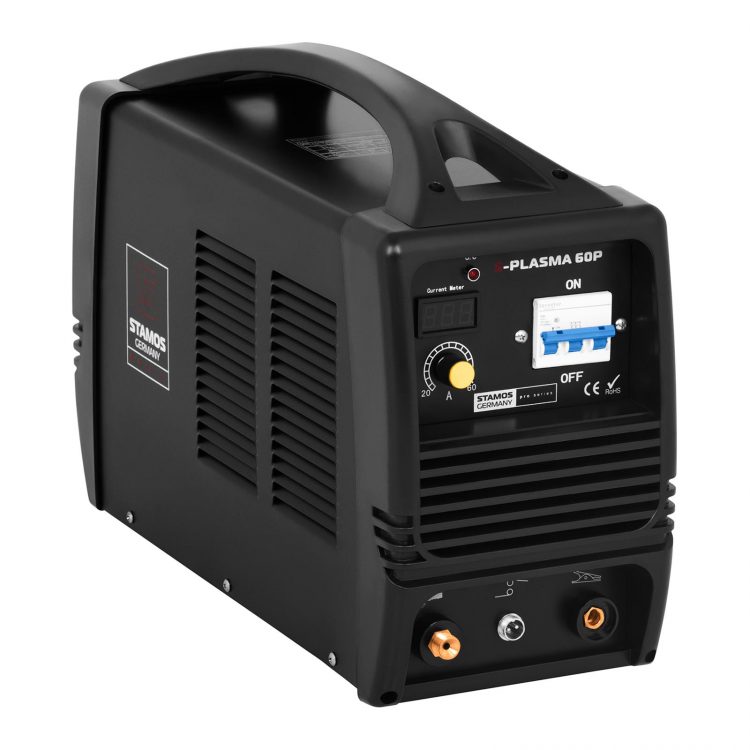 Plazmová rezačka – 60 A - 400 V | S-Plasma 60P, technológia MOSFET, rezanie ocele, liatiny, medi, mosadze a ďalších vodivých kovov do hrúbky 22 mm.