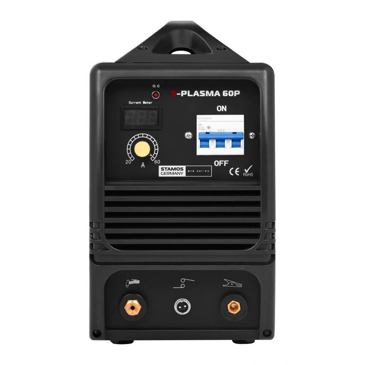 Plazmová rezačka – 60 A - 400 V | S-Plasma 60P, technológia MOSFET, rezanie ocele, liatiny, medi, mosadze a ďalších vodivých kovov do hrúbky 22 mm.