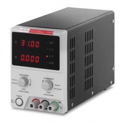Laboratórny regulovaný zdroj, 0-30 V - 0-5 A DC - USB kábel | S-LS-29