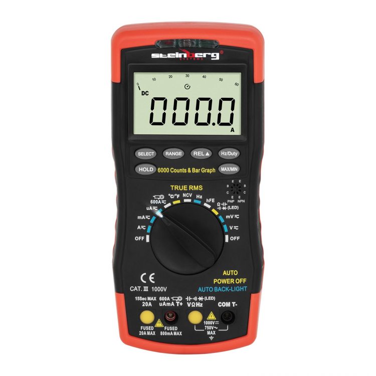 Digitálny multimeter - True RMS - stĺpcový graf | SBS-DM-1000TR
