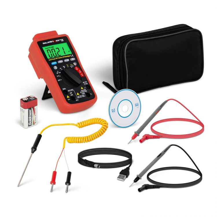 Digitálny multimeter - tester batérií | SBS-DM-1000USB