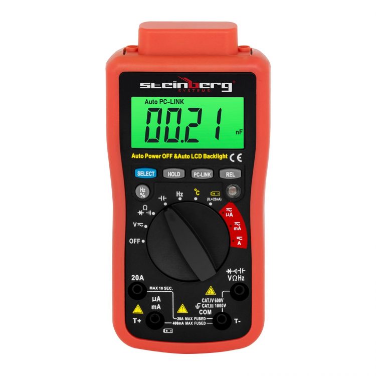 Digitálny multimeter - tester batérií | SBS-DM-1000USB
