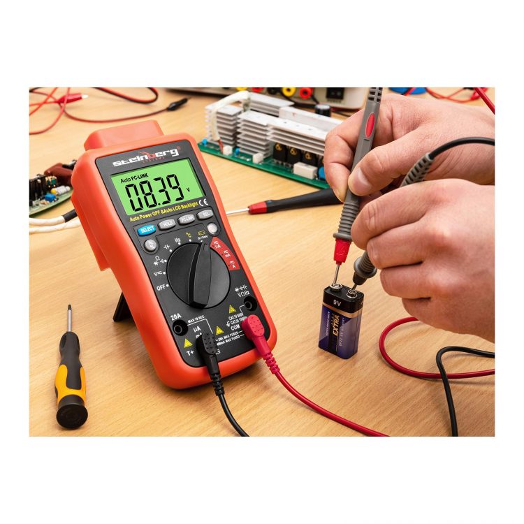 Digitálny multimeter - tester batérií | SBS-DM-1000USB