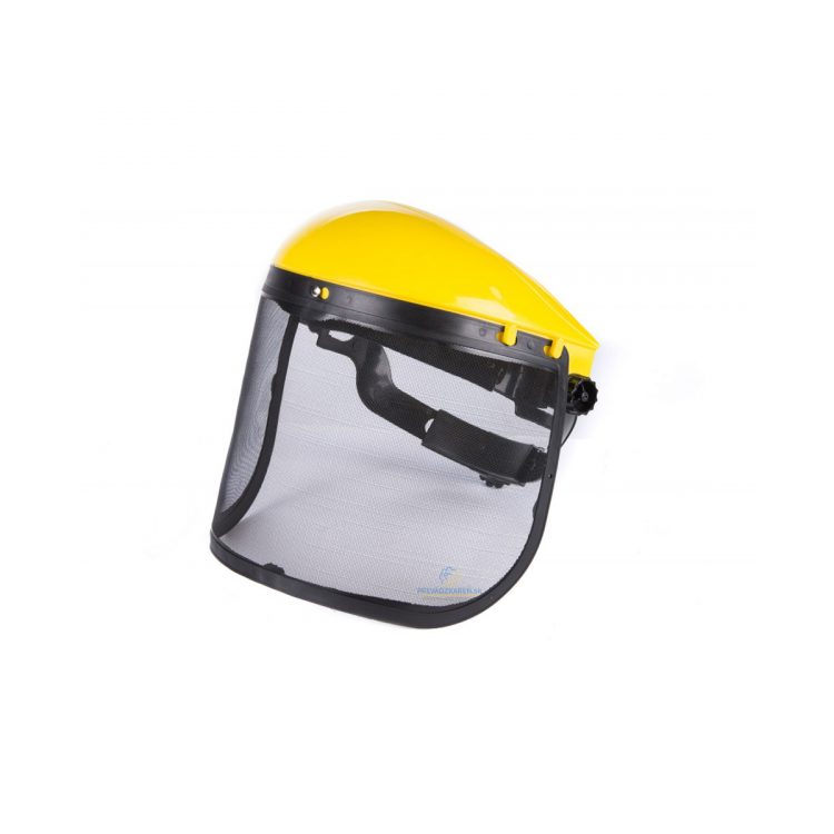 Sieťková ochranná maska na kosenie | SILVER EX1040, bezpečnosť pri kosení trávy benzínovou kosačkou, elektrickou kosačkou, krovinorezom.