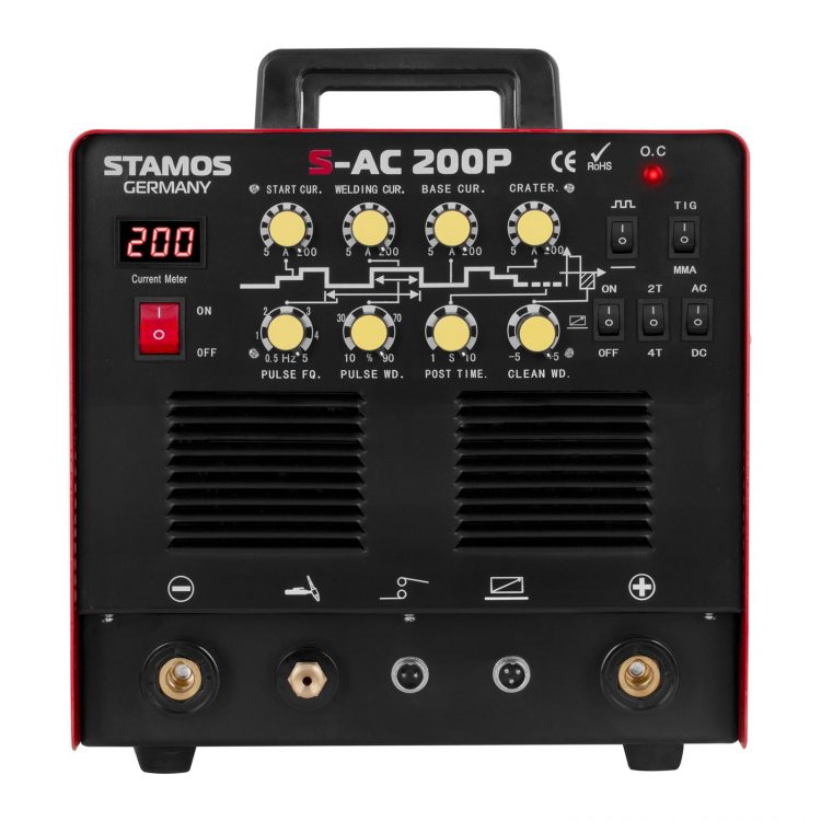 Zváračka na hliník TIG AC/DC  200A  230V | S-AC200P BASIC