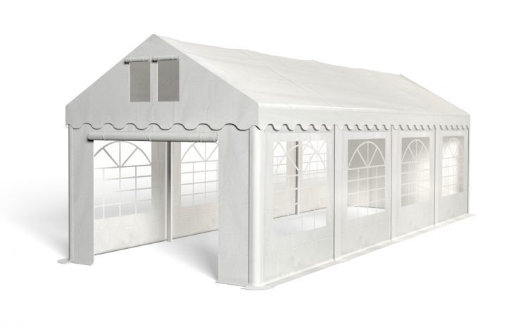 Cateringový párty stan - 3 x 8 m - 500 g / m²