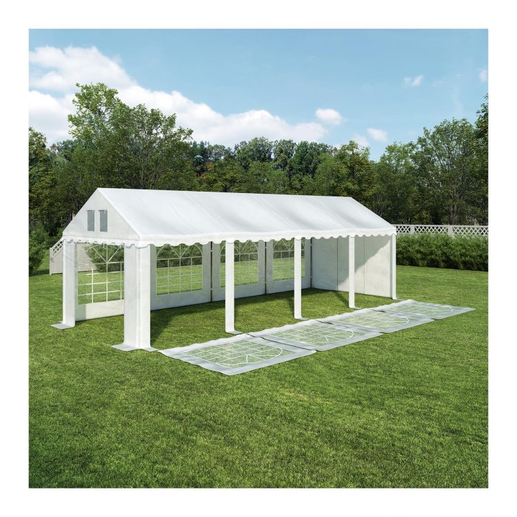 Cateringový párty stan - 3 x 8 m - 500 g / m²