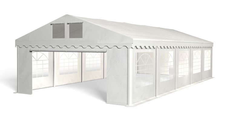 Cateringový párty stan - 5 x 10 m - 500 g / m²