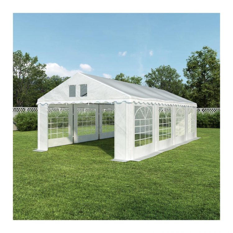Cateringový párty stan - 4 x 8 m - 500 g / m²