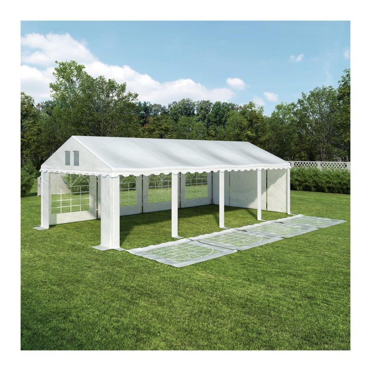 Cateringový párty stan - 4 x 8 m - 500 g / m²