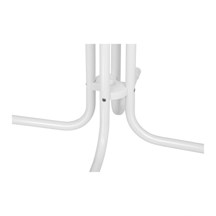 Barový stôl - biely - skladací - Ø80 cm - 110 cm | RC-BIS80FW