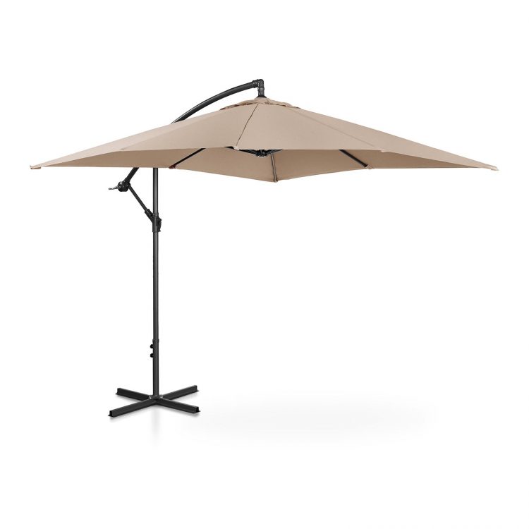 Slnečník na terasu (krémový) - 250 x 250 cm | UNI_UMBRELLA_SQ250CR
