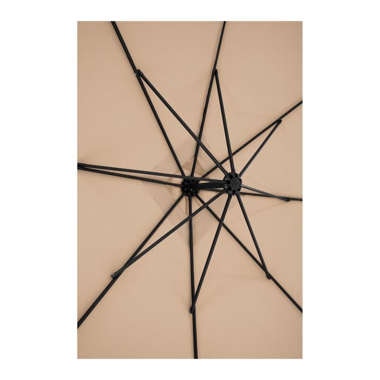 Slnečník na terasu (krémový) - 250 x 250 cm | UNI_UMBRELLA_SQ250CR