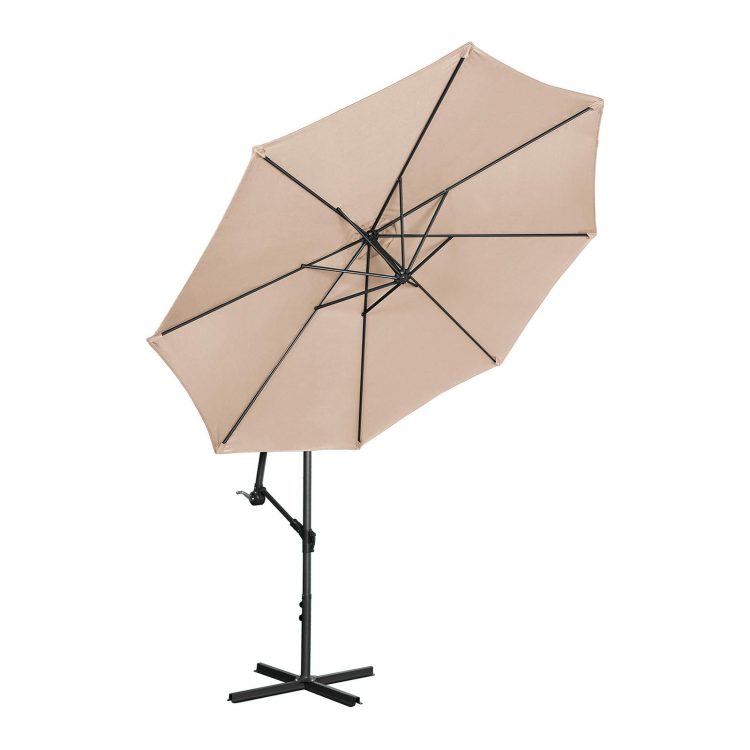 Slnečník na terasu - krémový, Ø300 cm