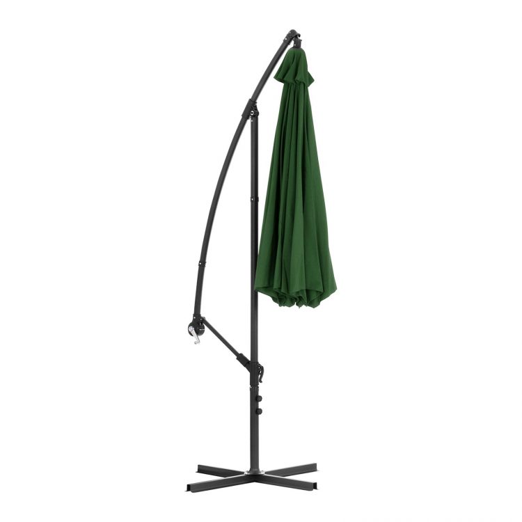 Slnečník na terasu - zelený, Ø300 cm