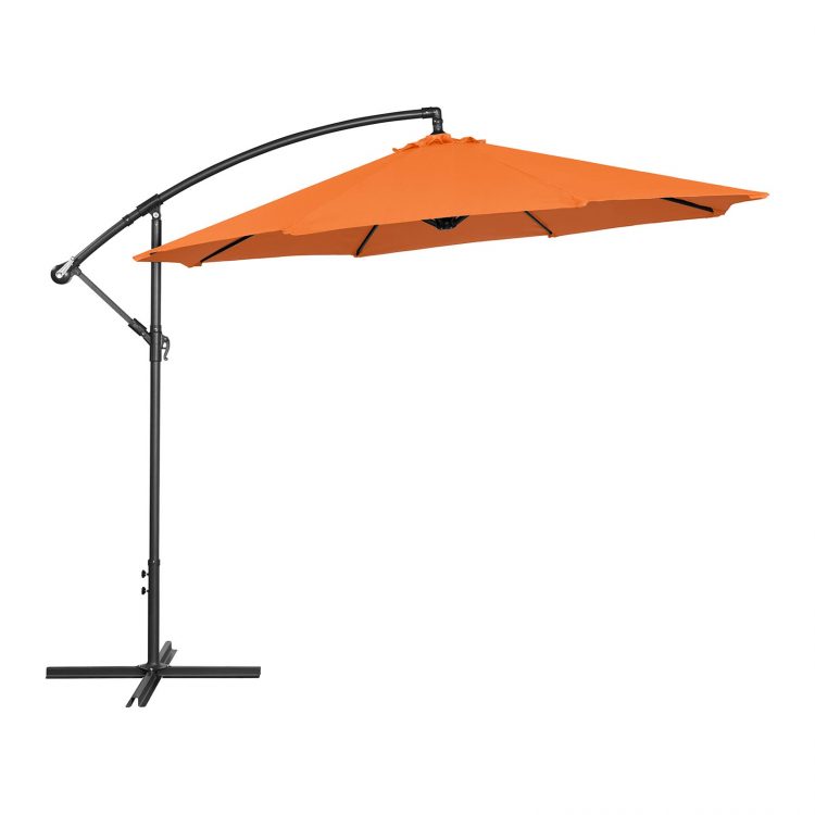 Slnečník na terasu - oranžový, Ø300 cm