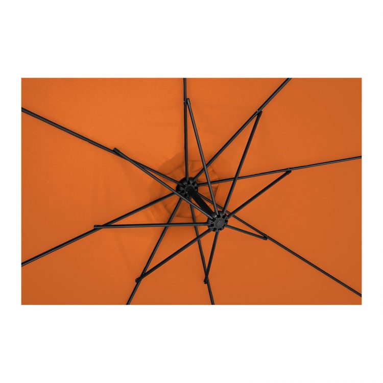 Slnečník na terasu - oranžový, Ø300 cm