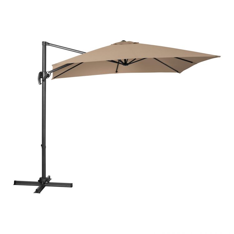Slnečník na terasu - otočný béžový - 250 cm | UNI_UMBRELLA_2SQ250TA