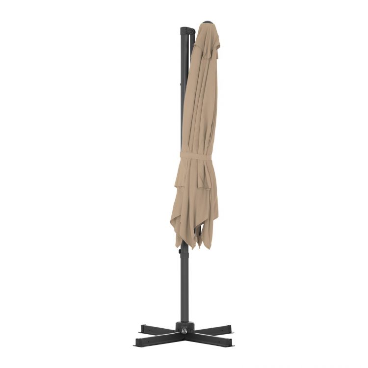 Slnečník na terasu - otočný béžový - 250 cm | UNI_UMBRELLA_2SQ250TA