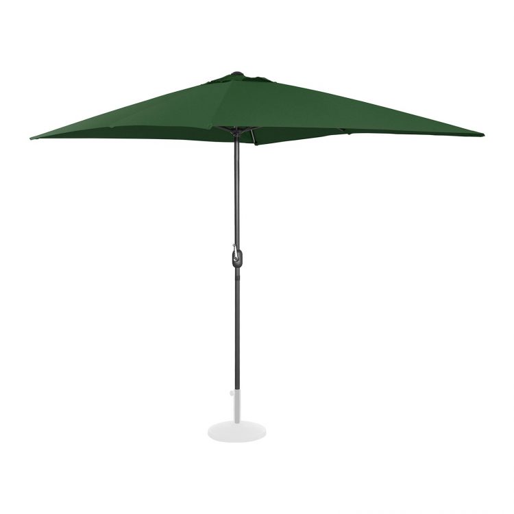 Slnečník na terasu - obdĺžnikový (zelený) - 200 x 300 cm | UNI_UMBRELLA_SQ2030GR