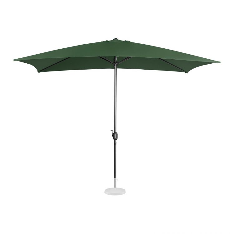 Slnečník na terasu - obdĺžnikový (zelený) - 200 x 300 cm | UNI_UMBRELLA_SQ2030GR