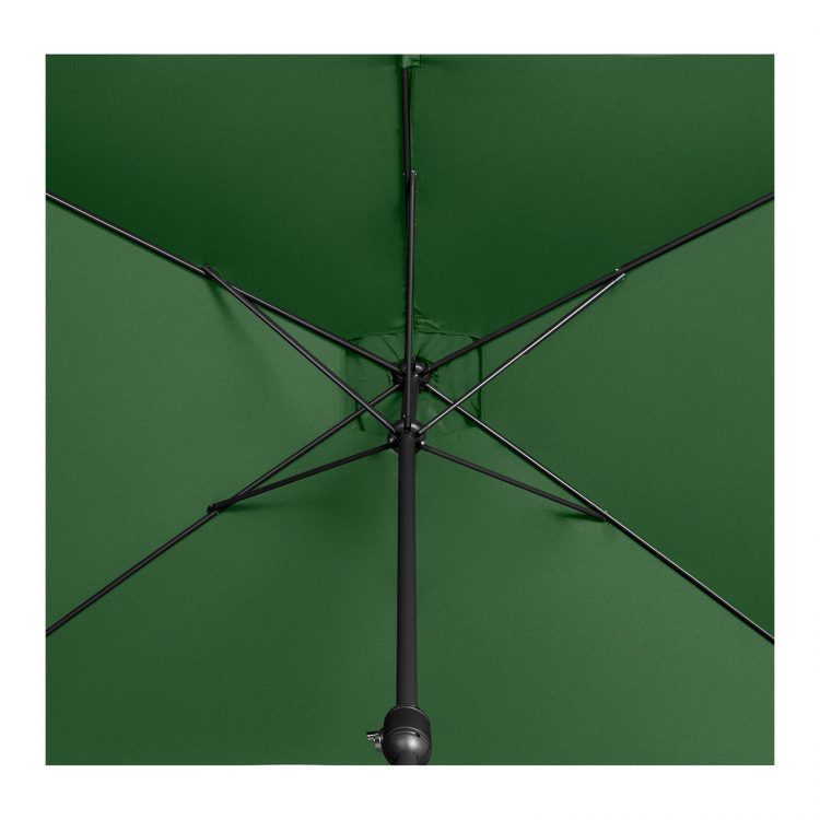 Slnečník na terasu - obdĺžnikový (zelený) - 200 x 300 cm | UNI_UMBRELLA_SQ2030GR
