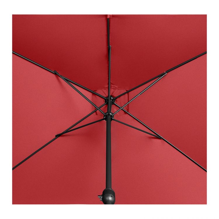Stojaci záhradný slnečník - 200 x 300 cm - vínová | UNI_UMBRELLA_SQ2030BO