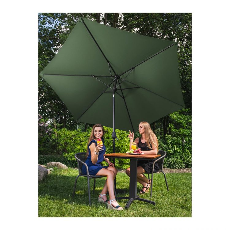 Záhradný slnečník - Ø300 cm - zelený | UNI_UMBRELLA_TR300GR