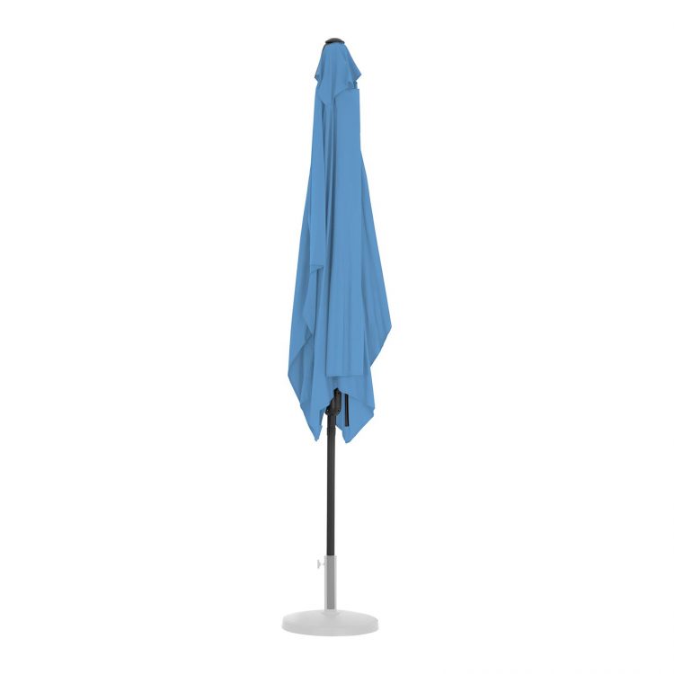 Stojaci záhradný slnečník - 200 x 300 cm - naklonený - modrý | UNI_UMBRELLA_TSQ2030BL