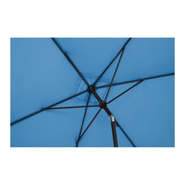 Stojaci záhradný slnečník - 200 x 300 cm - naklonený - modrý | UNI_UMBRELLA_TSQ2030BL