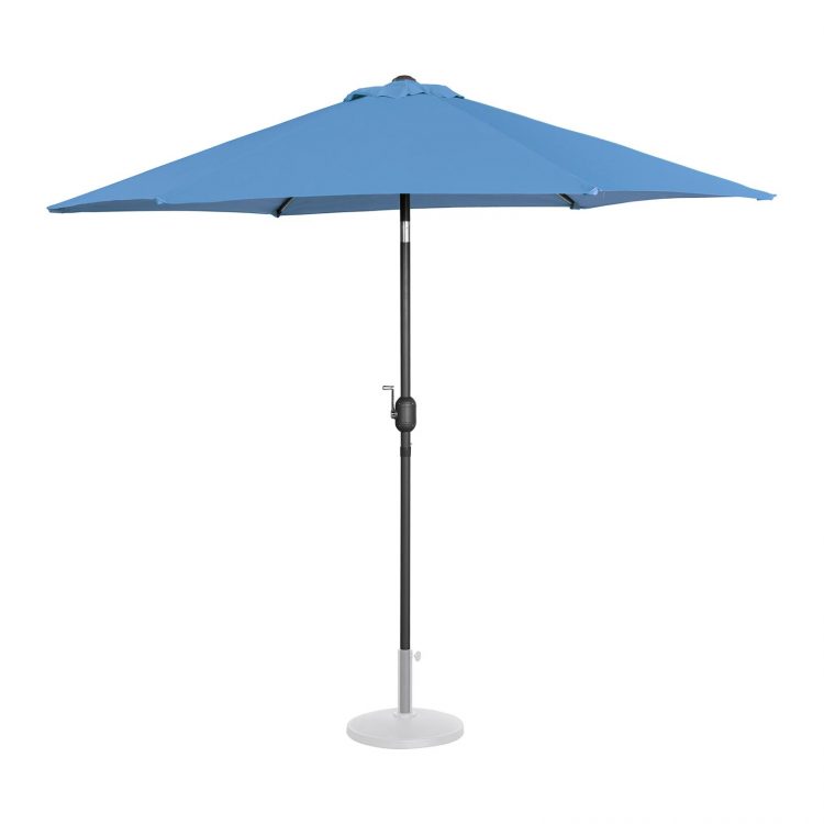 Slnečník na terasu - modrý 270 cm | UNI_UMBRELLA_R270BL