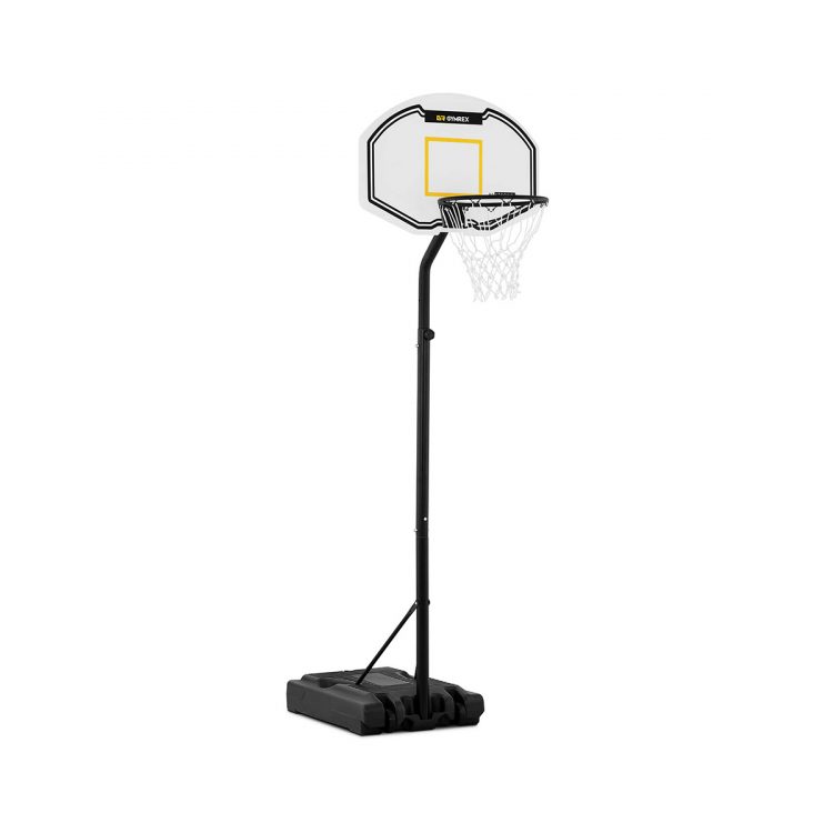 Basketbalový kôš, doska a stojan | 190 - 260 cm streetball, priemer koša 43 cm, vhodné na vonkajšie, školské ihriská pre loptové hry.
