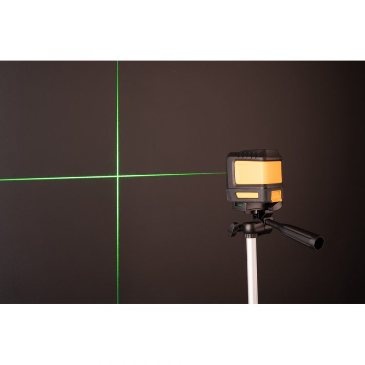 Horizontálny - krížový laser + statív a puzdro na prenášanie - PM-PLK-120GT -10
