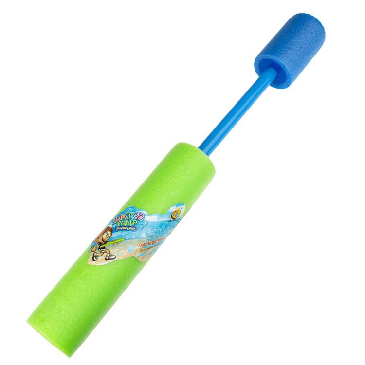 Penová vodná pištoľ - zelená | 30 cm