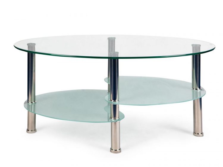 Sklenený konferenčný stolík | 90x60cm