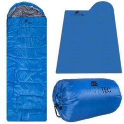 Spacák, 200 x 75 cm | modrý, je univerzálny, extrémne ľahký spacák vhodný na výlety či kempovanie v prírode. Taška na spacák je súčasťou balenia.