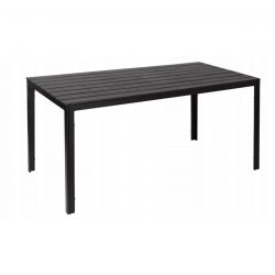 Záhradný cateringový stôl - čierna, 156x78cm | SAK-156 BLACK